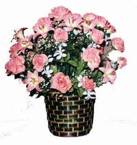 yapay karisik çiçek sepeti  Yozgat çiçek online çiçek siparişi 