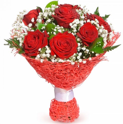 7 adet kırmızı gül buketi  Yozgat çiçekçiler 