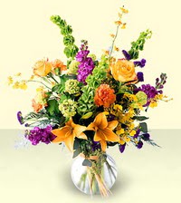  Yozgat internetten çiçek siparişi  cam yada mika vazoda mevsim çiçekleri