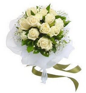  Yozgat online çiçekçi , çiçek siparişi  11 adet benbeyaz güllerden buket
